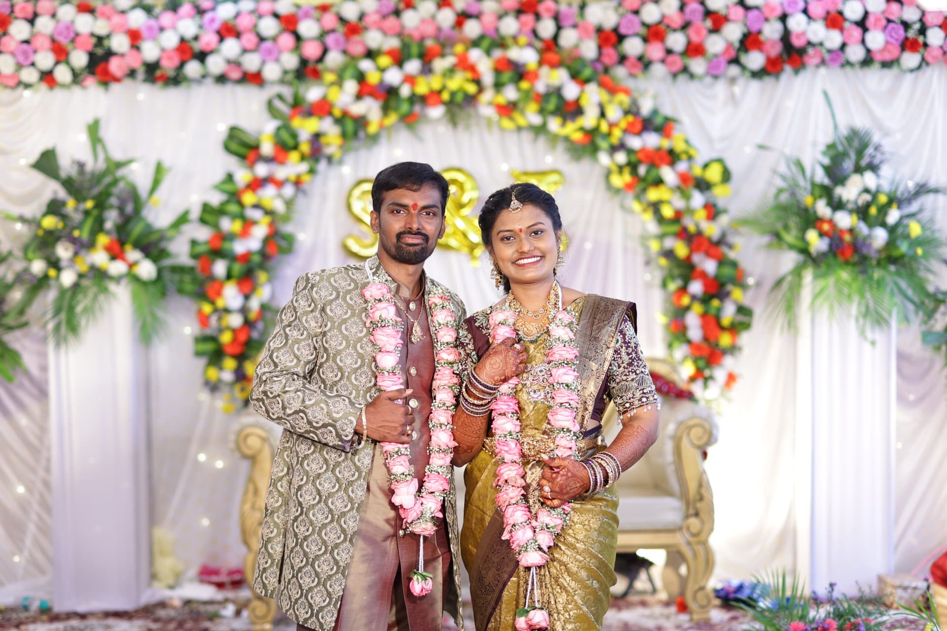Santhosh & Indraja wedding invitation