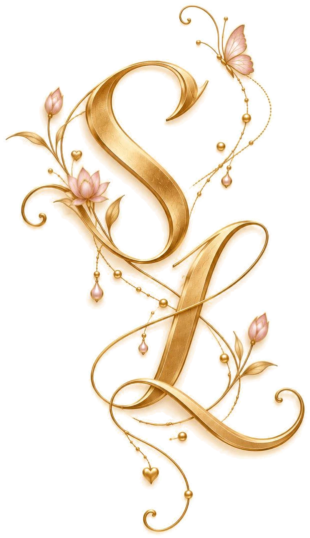 S and L wedding monogram